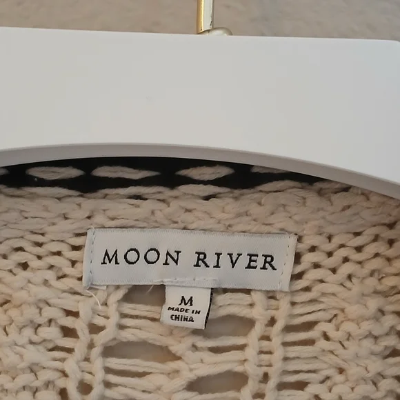 Kookai Women's Cream and Black Sweater - Picture 6 of 10